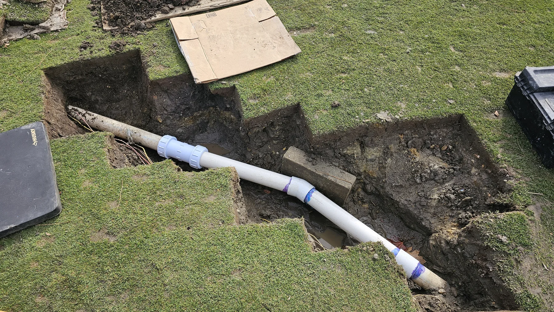 Irrigation pipe line