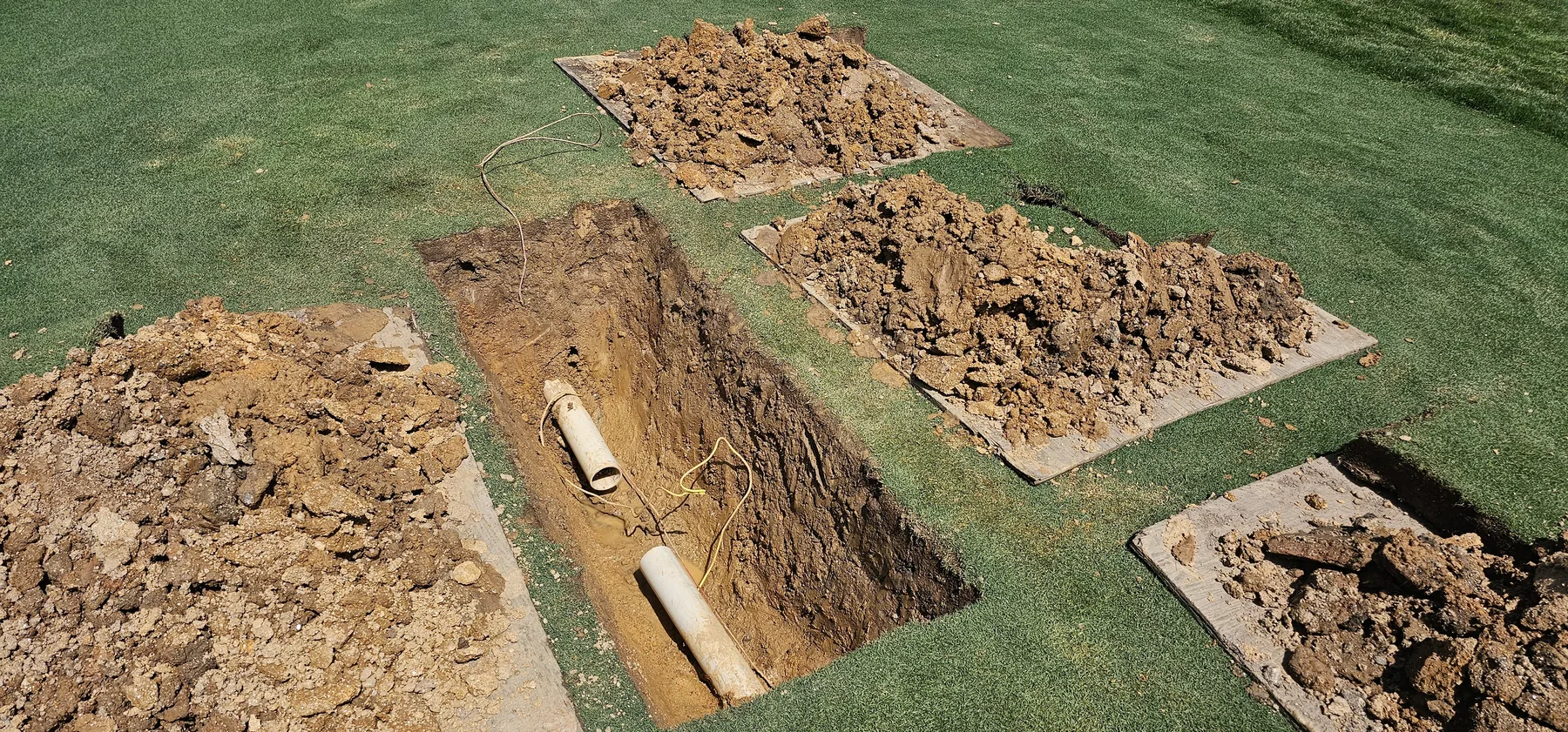 Irrigation zone installation